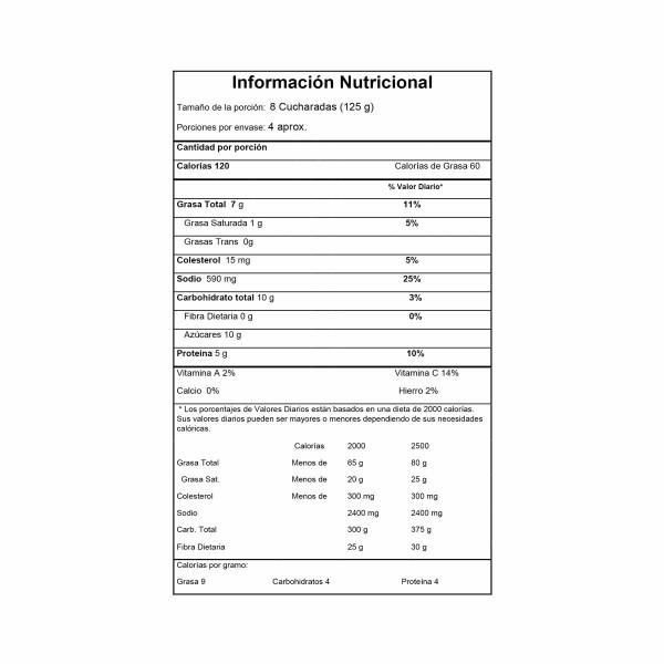 Salsa Bolognesa Frasco