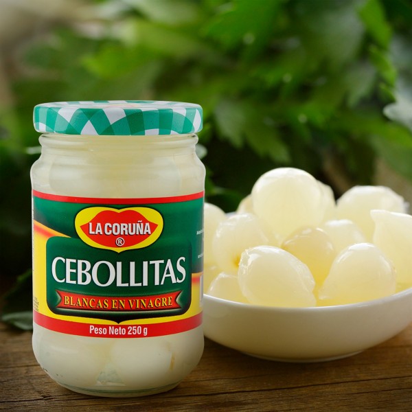 Cebollitas Blancas en Vinagre