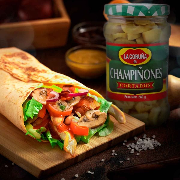 Champiñones Cortados